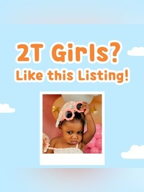 2T Girls— Like this listing to see more of this size!